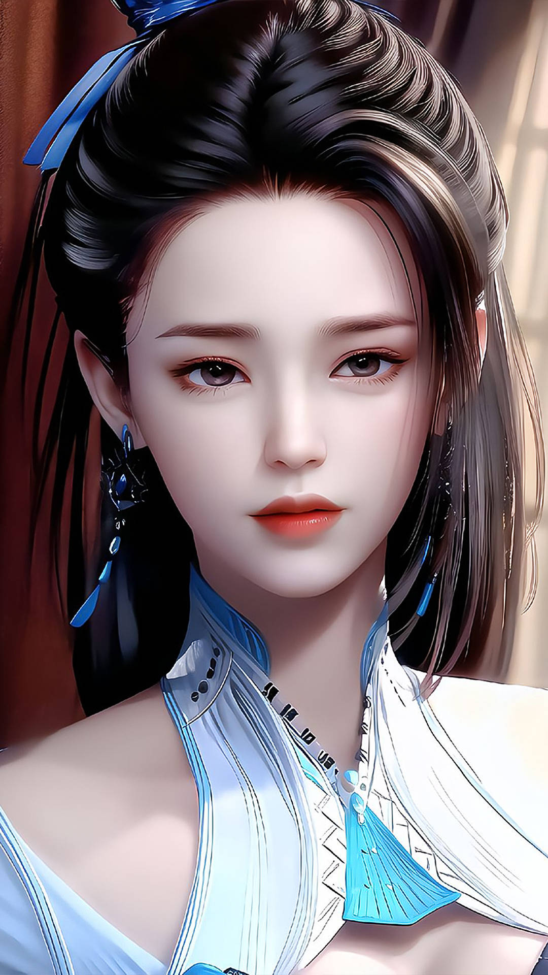 国漫女神手机壁纸：蓝灵娥、有琴玄雅、酒玖师叔_师兄_公主_小说