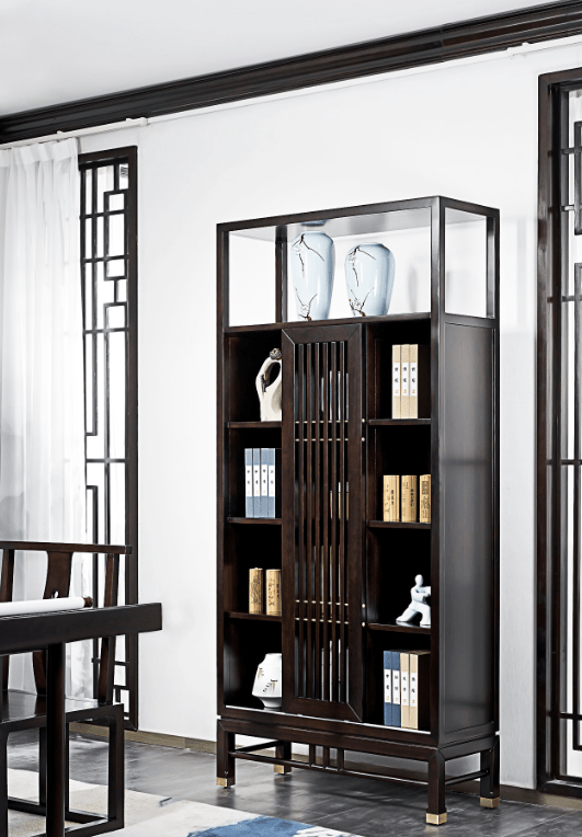 关于新中式书房的书柜的选购技巧和品牌推荐!_家具_设计_材质