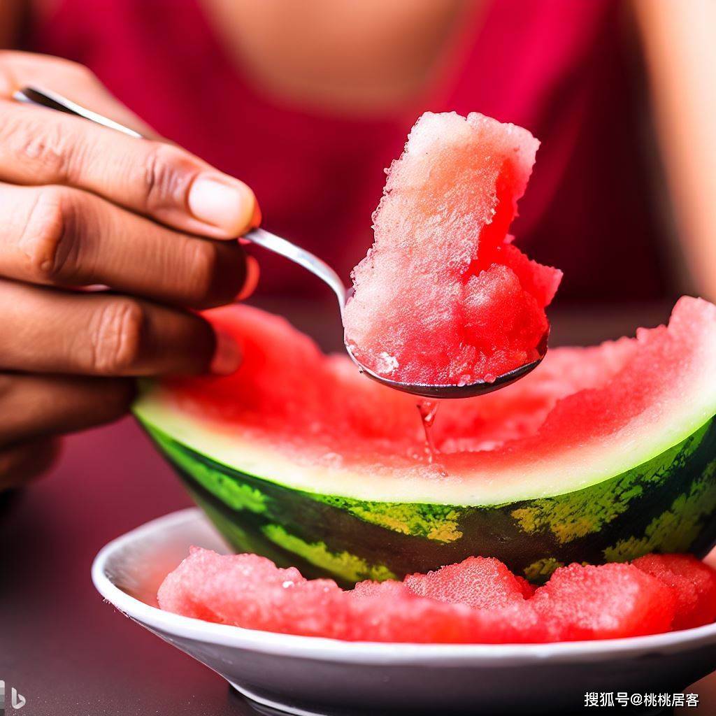 炎炎夏日,冰冻西瓜正确吃法,吃错有危害_食用_冷藏_温度
