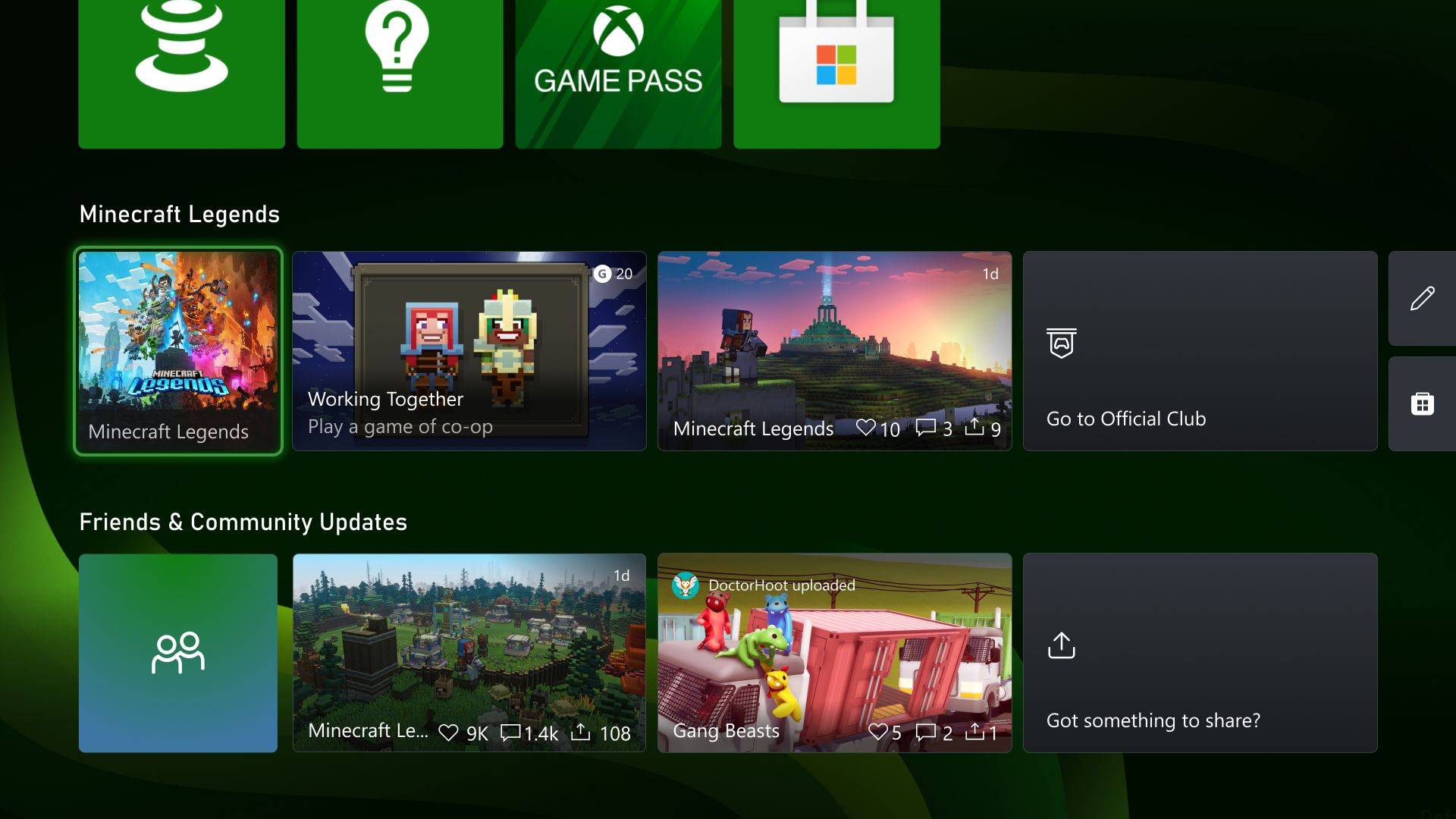  steam xbox home ui 