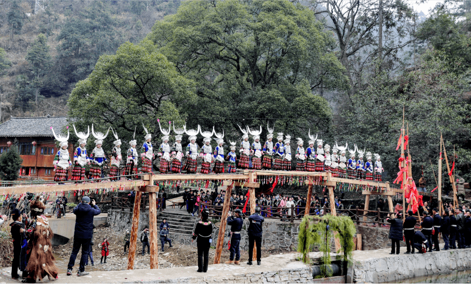 苗家"二月二"祭桥节,神秘又悠久的民族之节!_台江县_村寨_敬桥