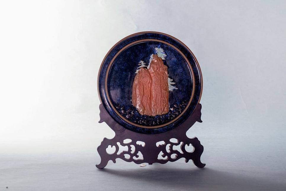 世间自古有情痴 ——鲁山花瓷大师袁留福和他的花瓷精品_茶具_金山水