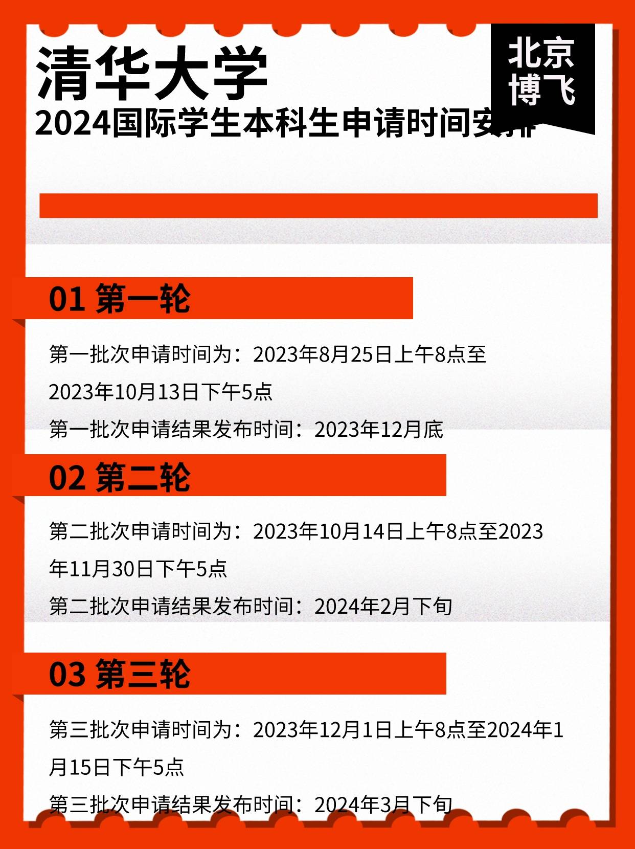 清华大学2024外国留学生来华本科生招生日程发布_手机搜狐网