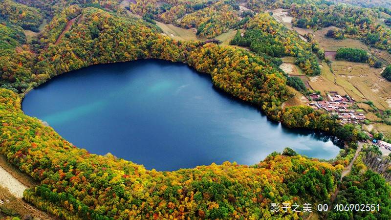 秋游 吉林龙岗火山群_崇山峻岭_中段_大地