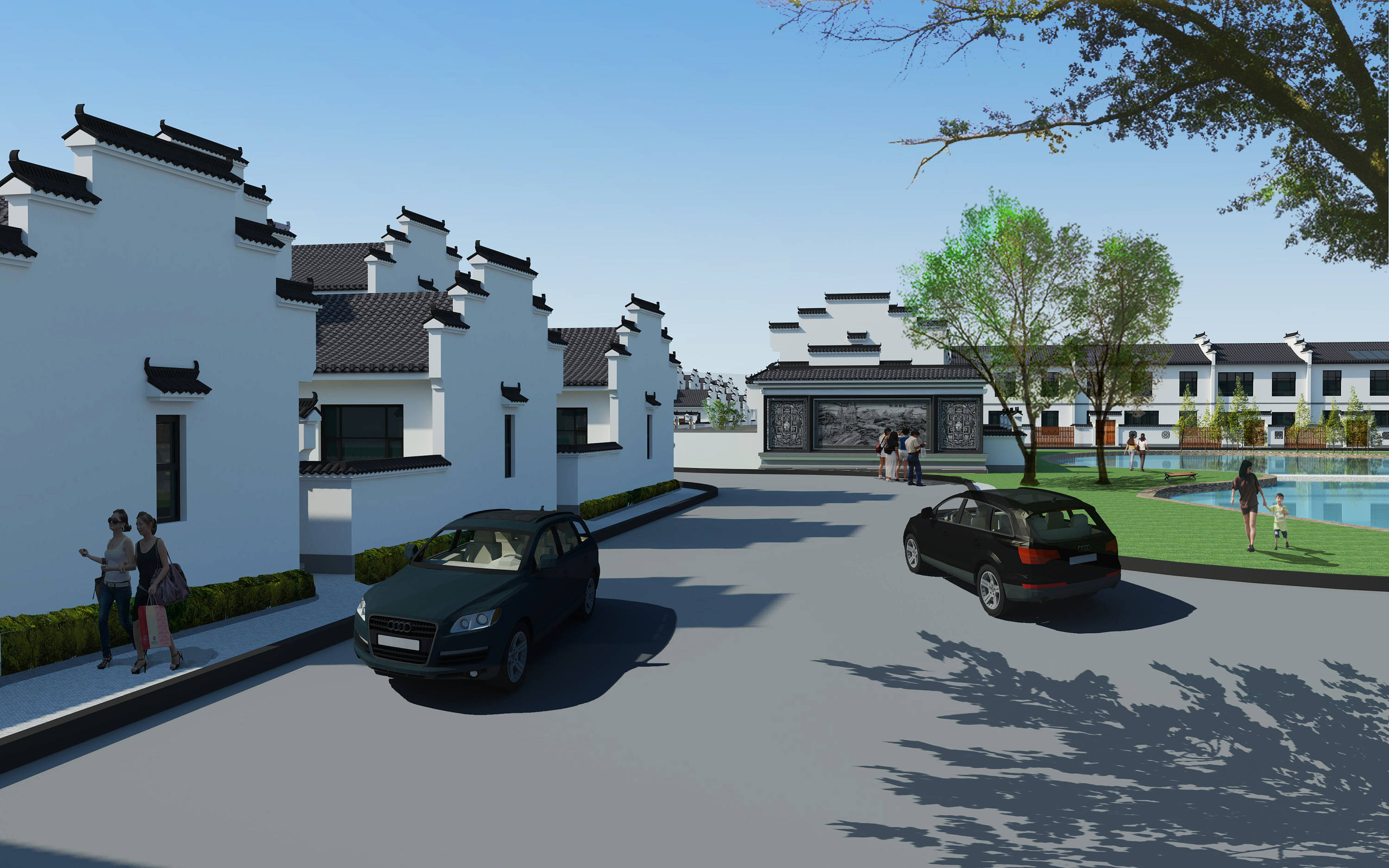 安徽徽派建筑设计特点有哪些_牌坊_房屋_镂空