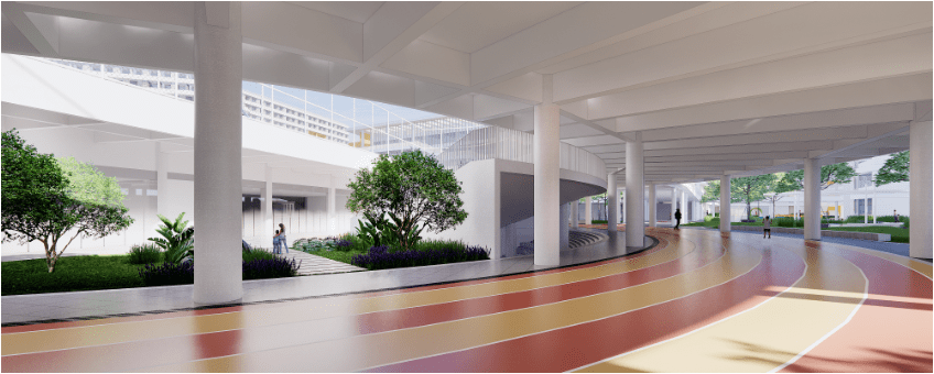 长安镇靖海学校效果图而生态化的校园,社区型的空间,丰富的功能场室