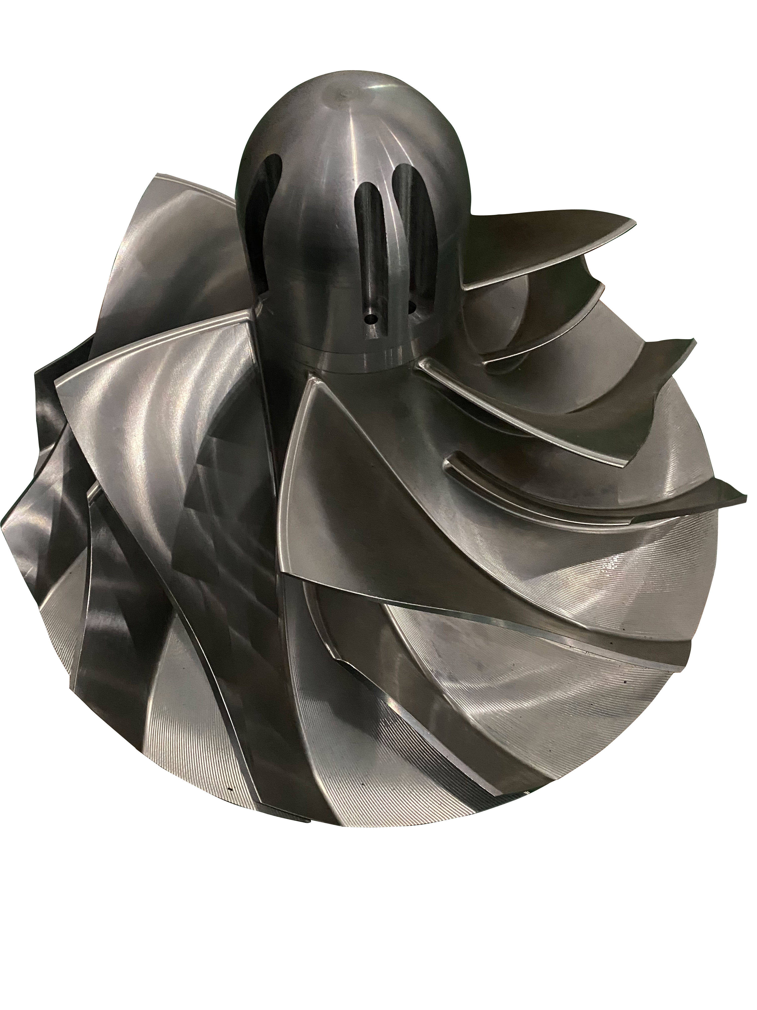 离心式空压机叶轮设计制作_客户_钛合金_生产