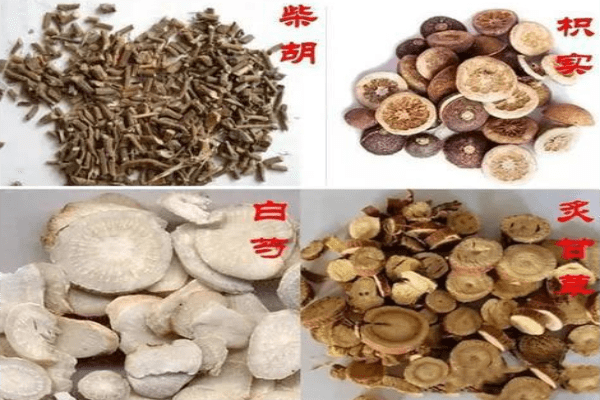 炙甘草,枳实,柴胡,芍药各六克,这个配方就是业界大名鼎鼎的四逆散