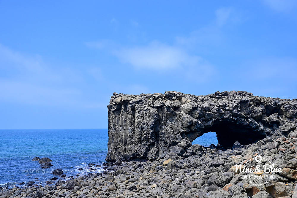 澎湖游西屿小门屿赏鲸鱼洞,小门地质探索馆探访恐龙足迹,吃超鲜小管面