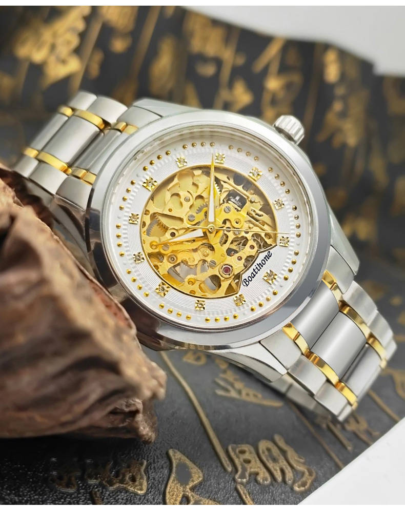 【宝航名表全镂空机械男表bh8007g】——细节之美,尽在腕间_工艺_时尚