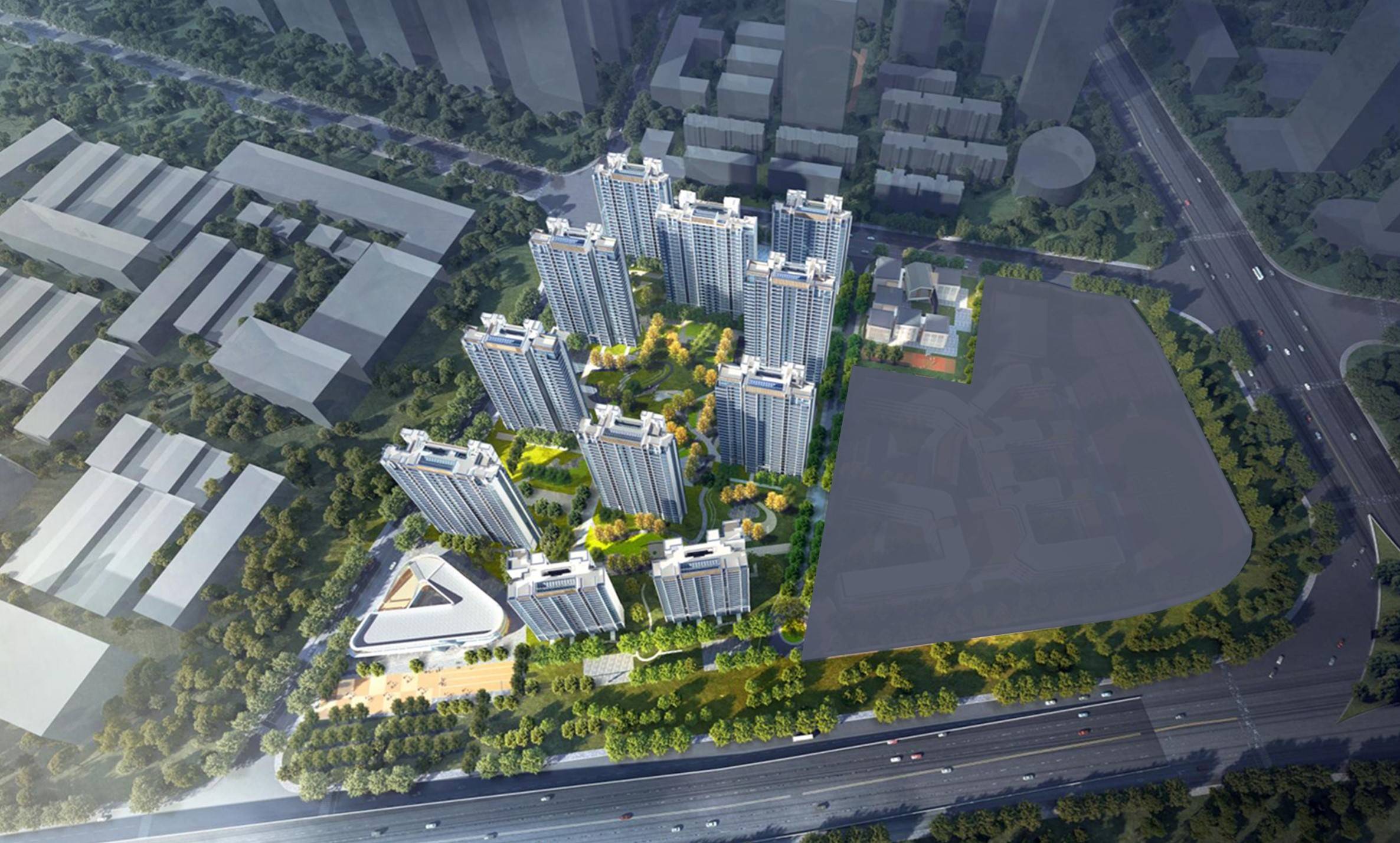 富康城·紫悦府一地块过规 拟建11栋住宅_项目_昆明市_面积