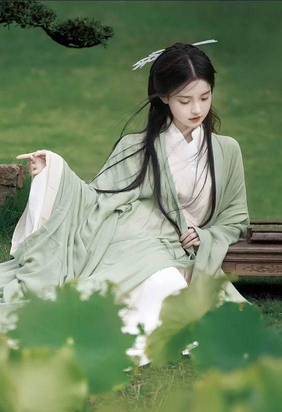 美女图片古风之美组图:时间的画笔与女子的倩影