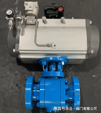 q641y16c金属硬密封法兰碳钢气动球阀钛合金zta1zta2zta3zta9zta10