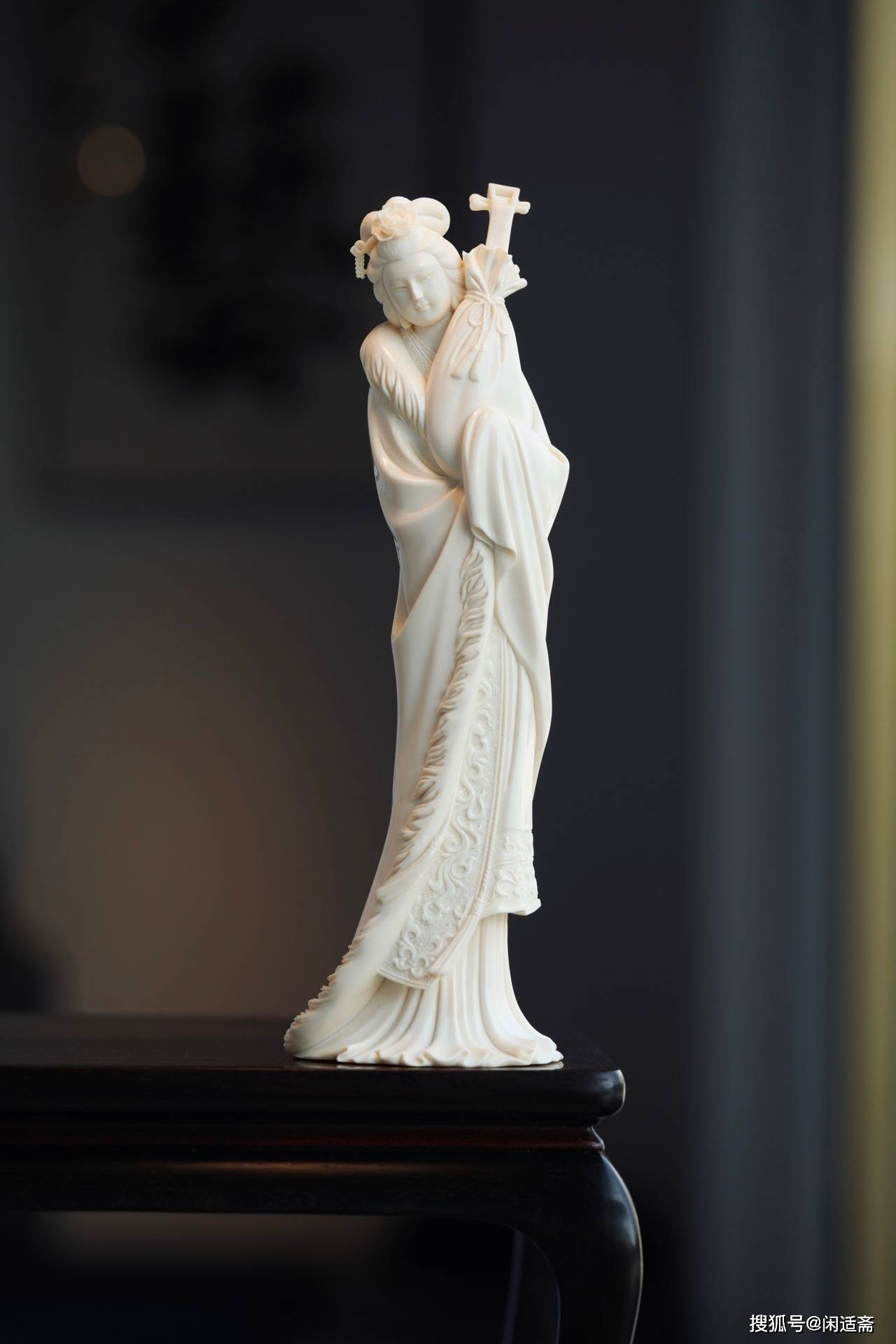 中式古典,艺术珍品,四大美女雕像_貂蝉_作品_故事