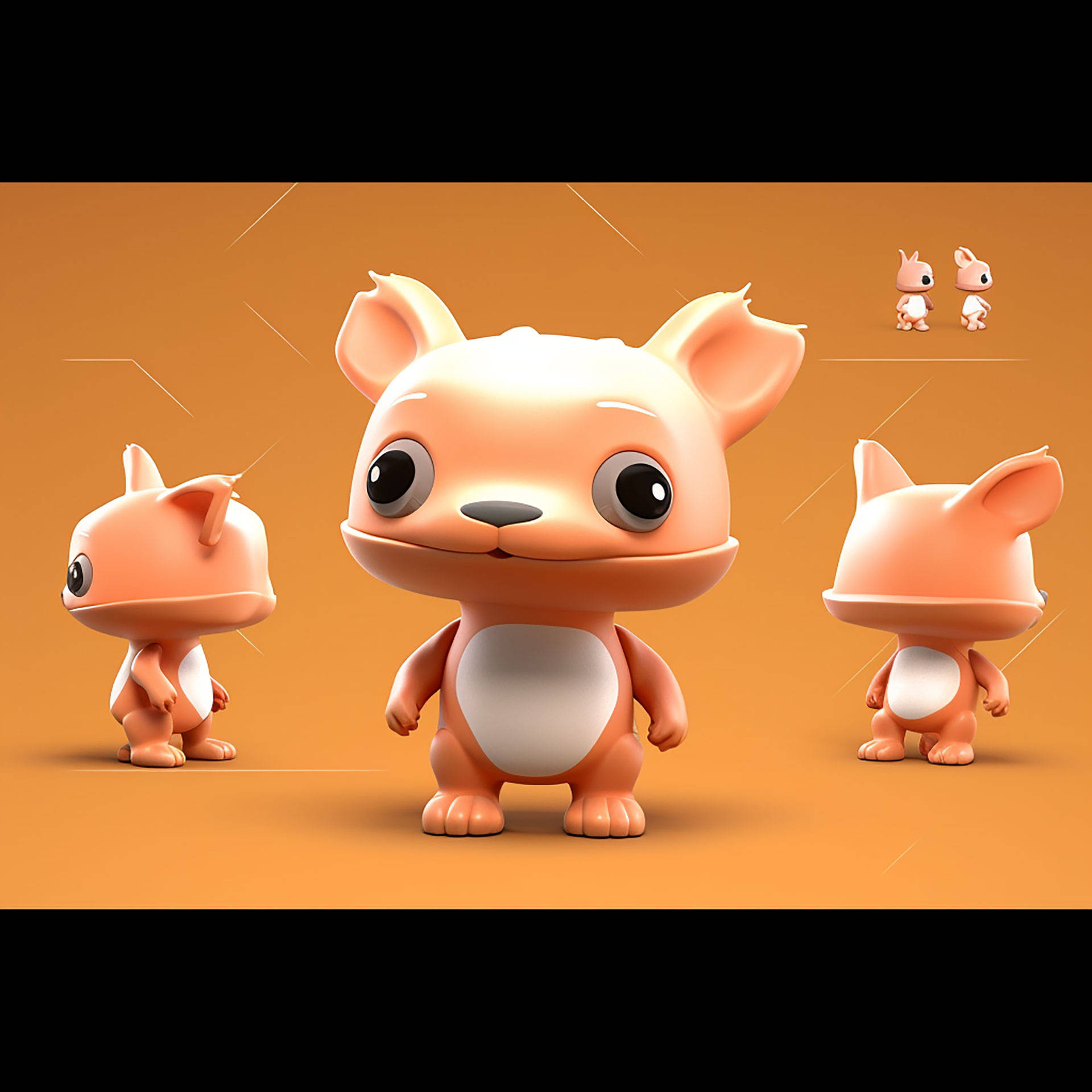 企业卡通形象3d设计吉祥物logo设计