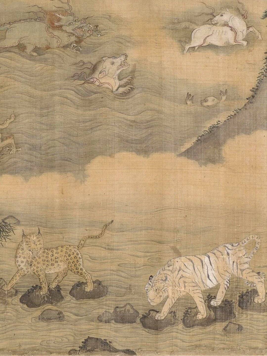 来逛上古奇幻动物园 |《山海百灵图》_文苑_书画_公众