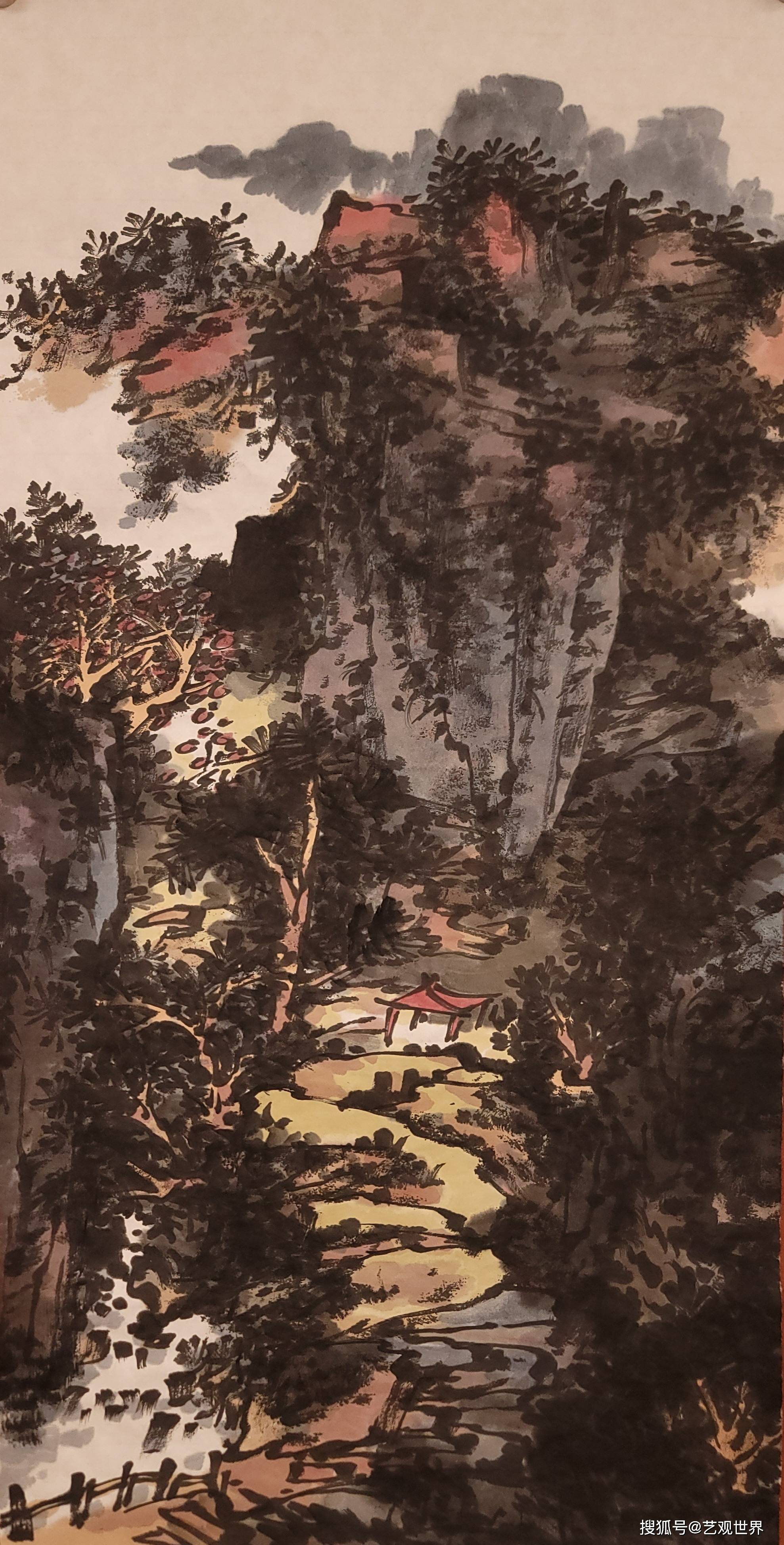 近期全球艺术品投资签约艺术家王东圃在北京进行一场国画油画学术交流