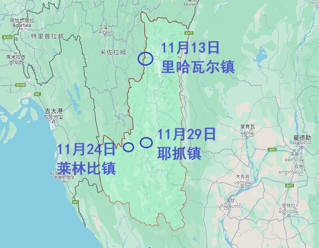 今早,钦邦第三座城市已被钦族联军解放,40人投降_杜比_马拉钦_通钦