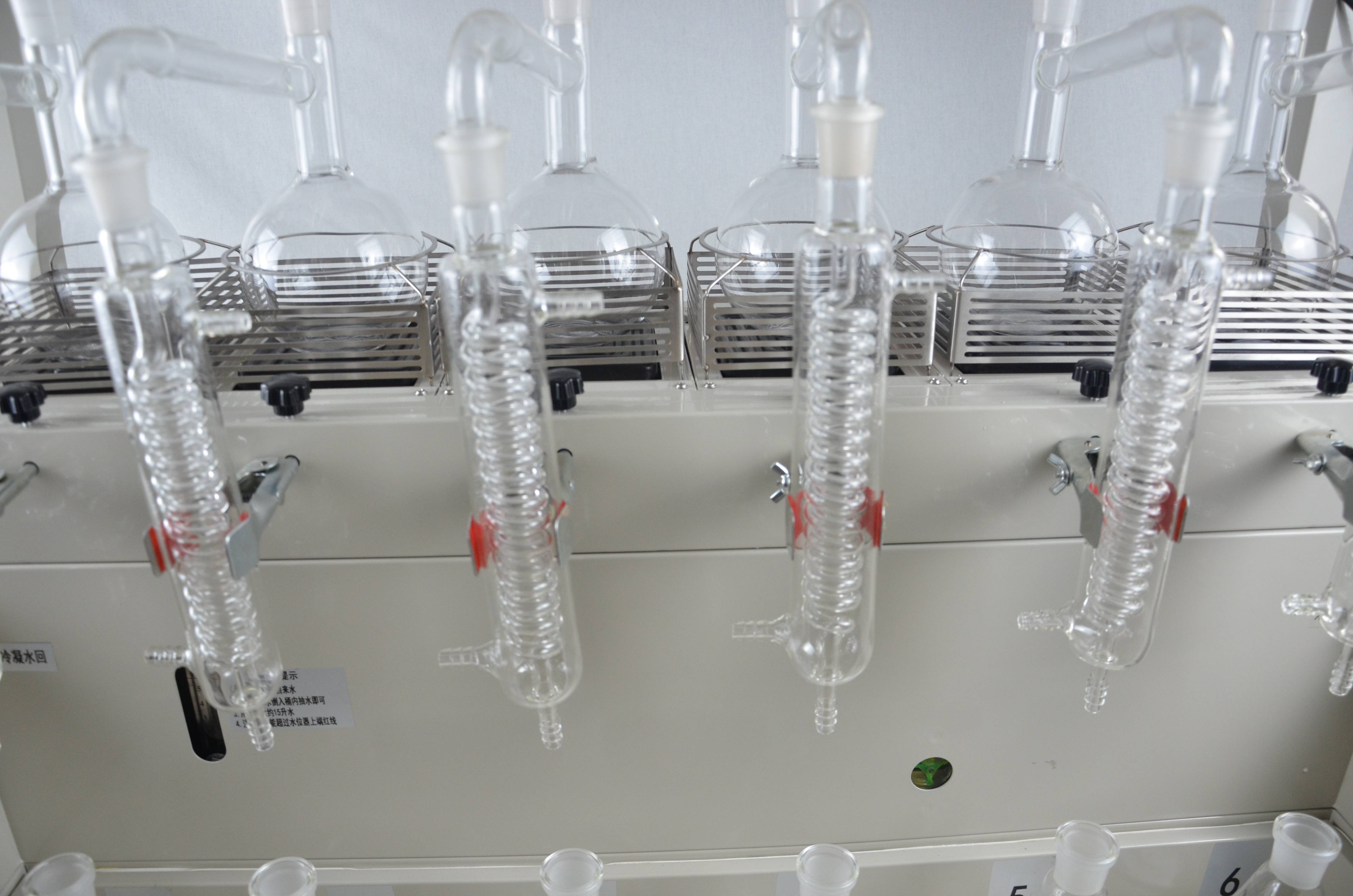 恒温加热全自动多功能水循环万用环保快速6联一体化蒸馏仪_预处理