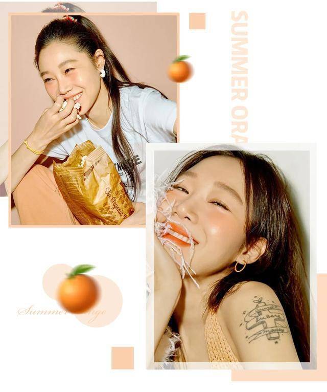 夏日无敌显白的橘子汽水妆元气少女的本命色