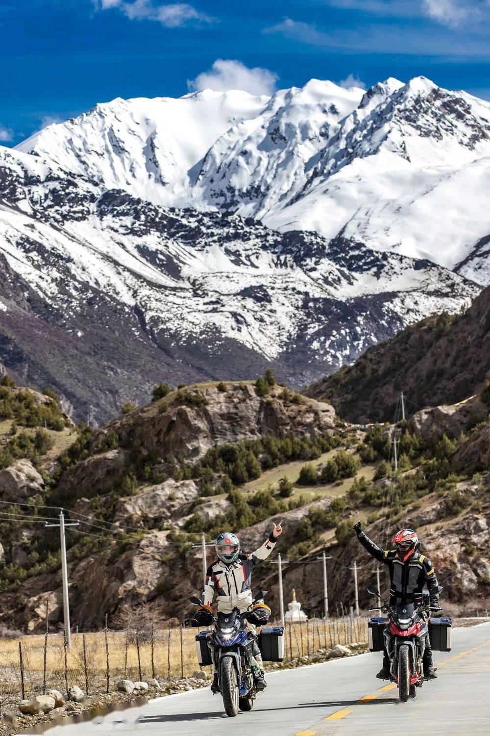 摩旅时光2020西藏穿越骑行第六站冰川神山