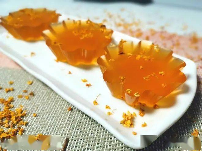 我爱烘焙乌龙桂花果冻
