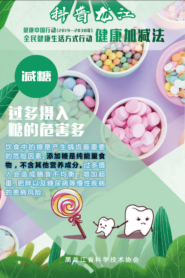 富锦人合理膳食免疫基石之减糖篇