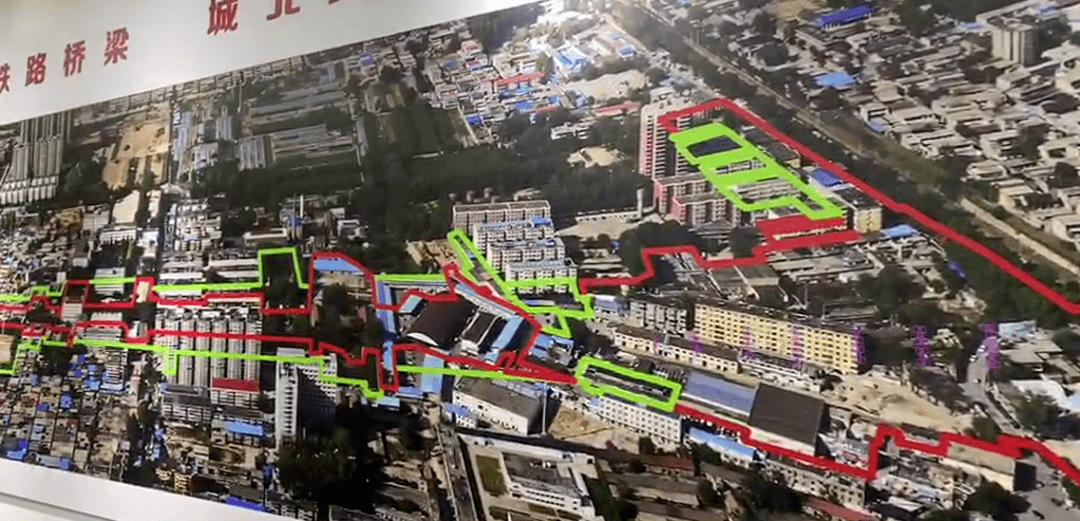 刚刚河汾一路跨铁路桥工程征地拆迁开始