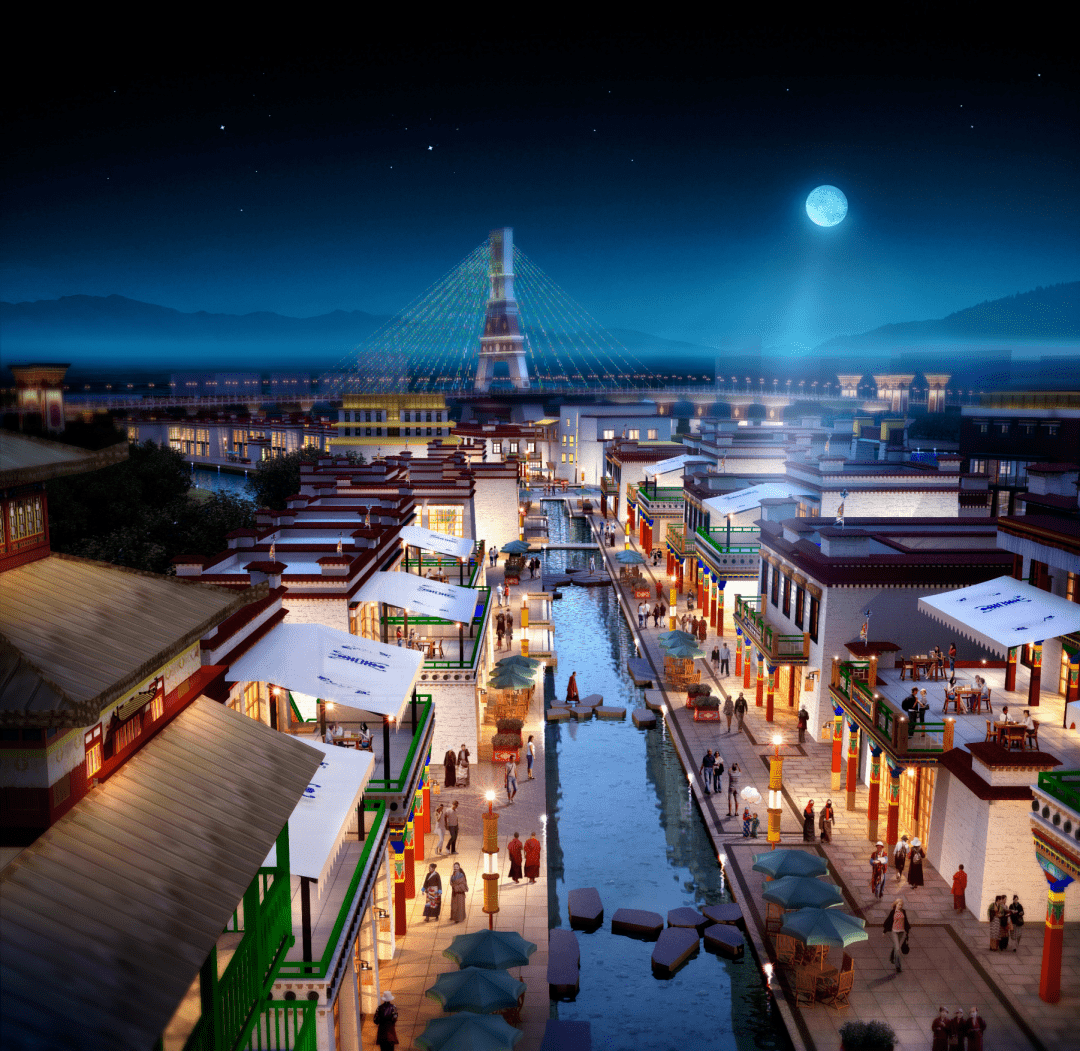 看这就是建成后的堆龙新城效果图