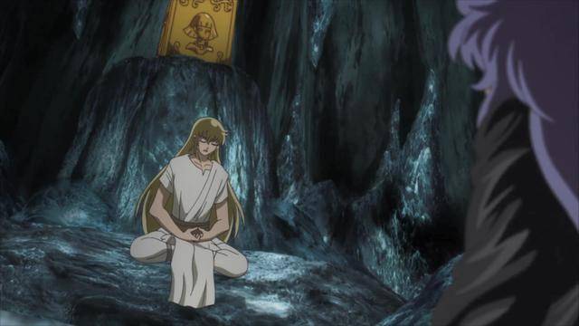 而被打落悬崖的米罗遇到了正在打坐的沙加,沙加表示目前情况不明,大家