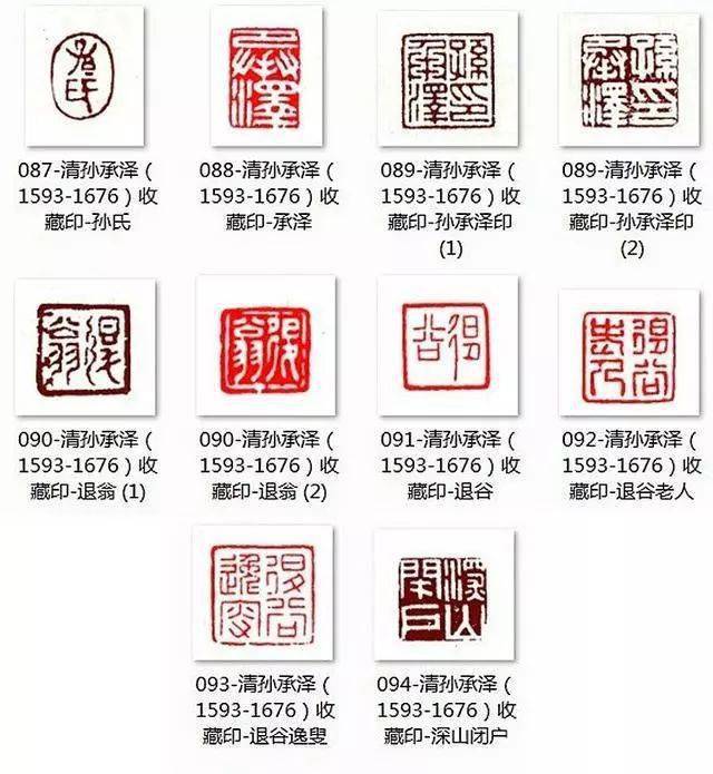 历代名人鉴藏印_印章