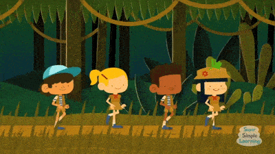 就这么一个动画,我们一家人就傻乎乎地在屋内走来走去,十几分钟过去了