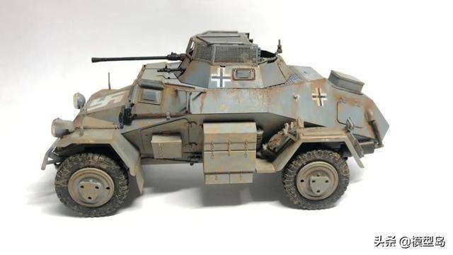 kfz222装甲侦察车(全内构)| 模型作品