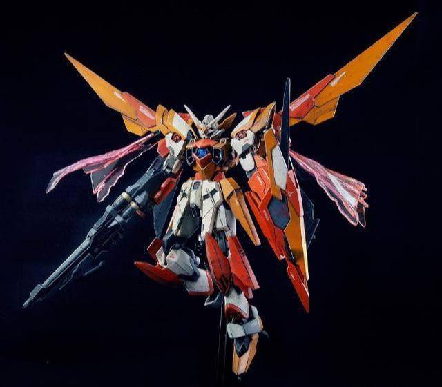 海涅配色可变型hg涅盘凤凰高达