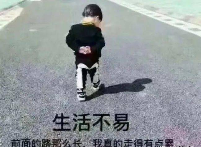 生活不易我有点累