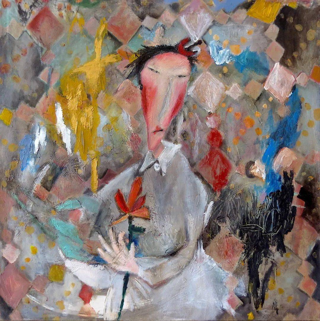 蒙古族画家莫德格绘画作品赏析