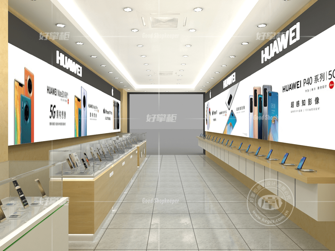 广州5g手机城店铺陈列设计方案