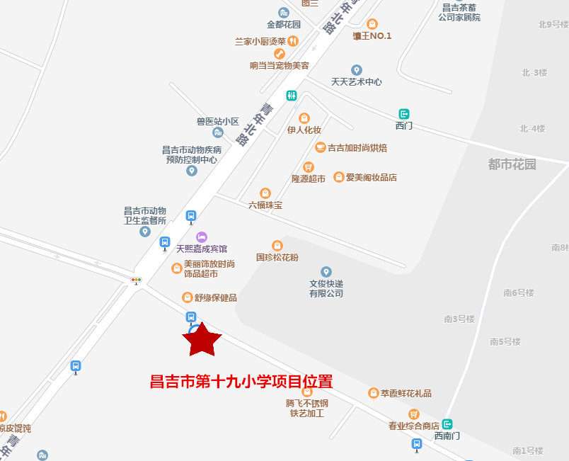 昌吉市学区划分图图片