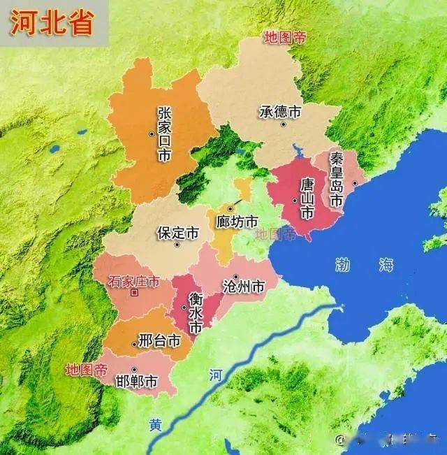 河北省168個縣級行政區面積最新排名你的家鄉排名第幾