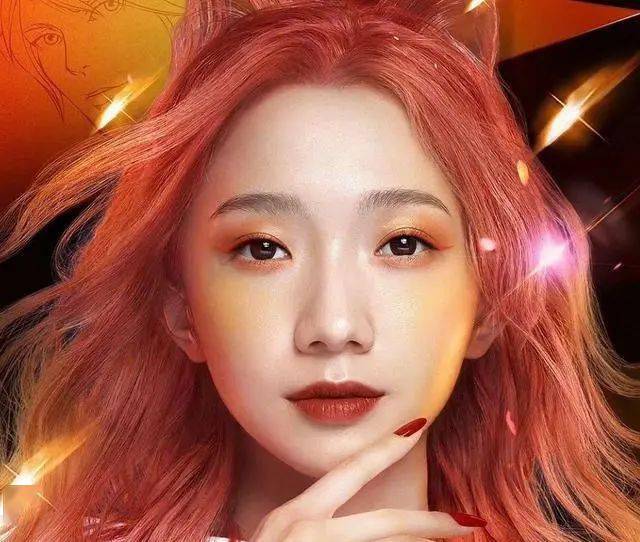 孟美岐资源越来越好百变妆容拍大片怼脸拍也完全hold得住