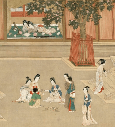 工艺美术之美看穿越千年汉宫春晓图里佳丽百态