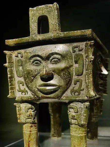 商大禾方鼎我国唯一以人面纹为饰的青铜鼎
