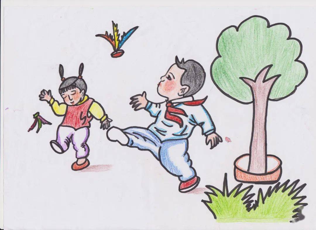 聚德西路小学丨童年绘画比赛投票火热进行中!看萌娃描绘童年心声