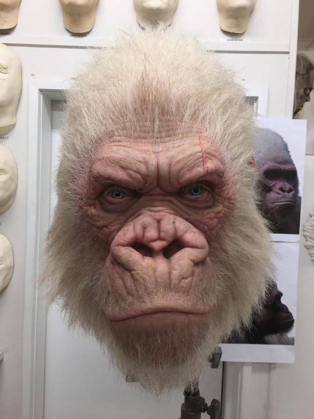 大型雕塑,腾讯《流放之路》boss手办及特效化妆,《狂暴巨兽》猩猩头像