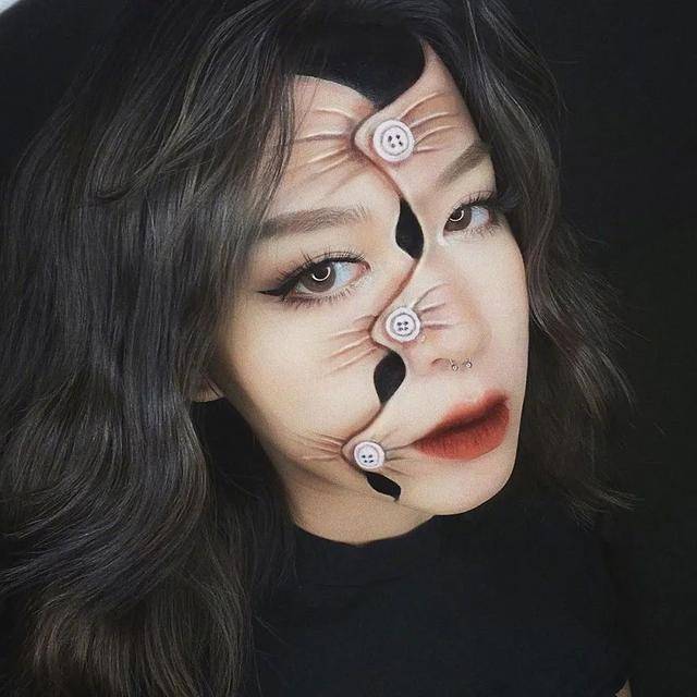 赶快转发分享这波奇妙妆容,和姐妹们感受一下这神奇的化妆术吧!