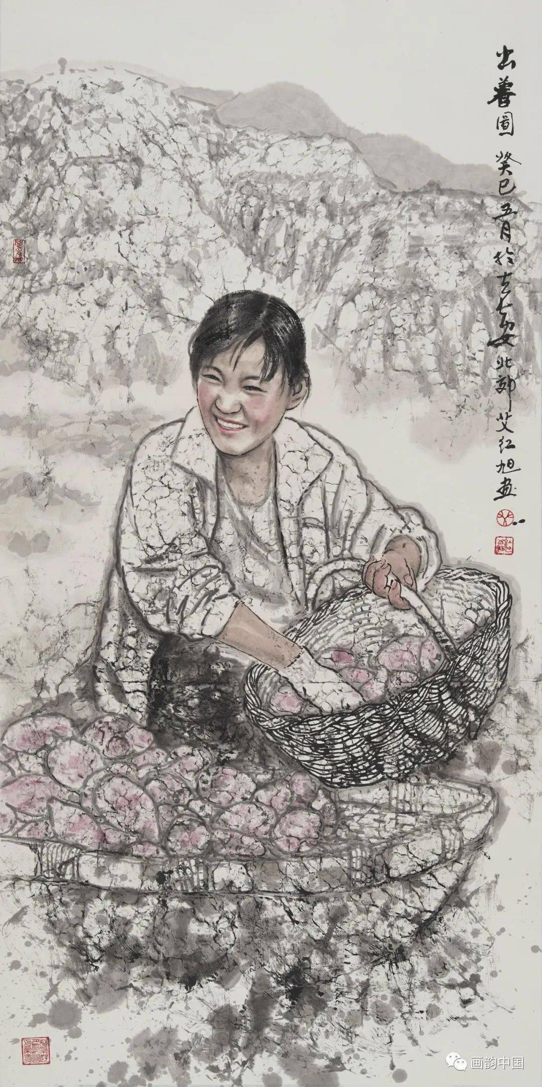 画韵人物品读艾红旭作品赏析