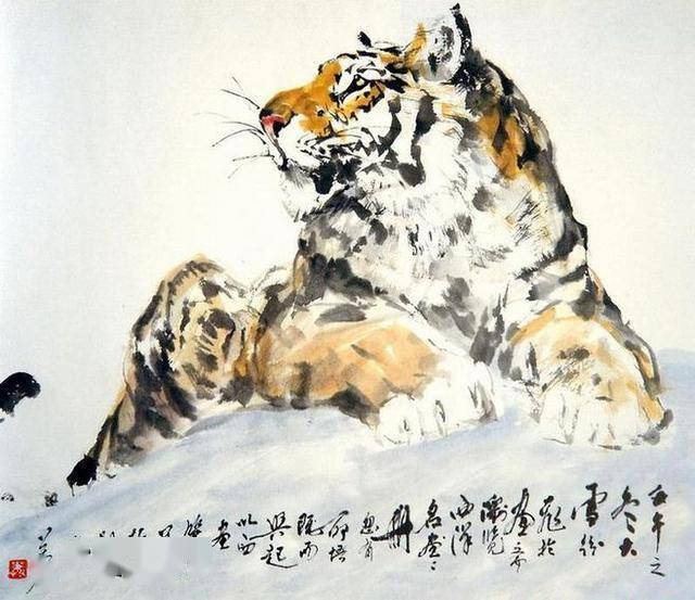 水墨动物插画师刘继卣67的作品欣赏