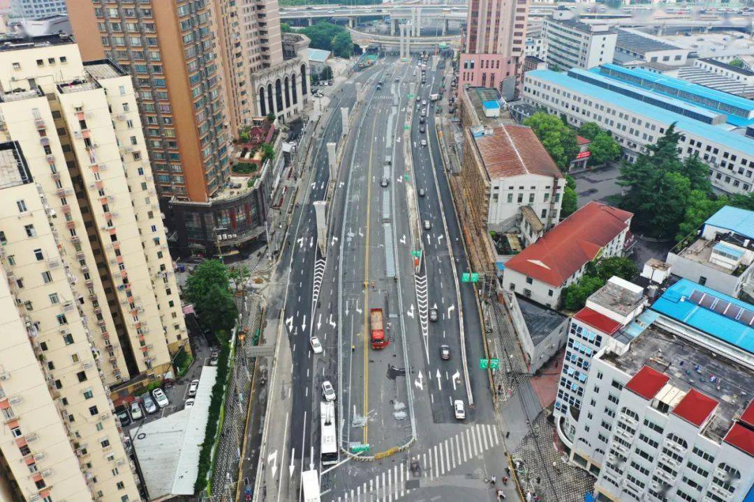 天目路高架北横主线全线翻交工作顺利完成