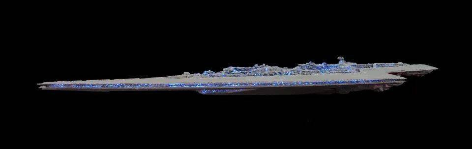 [小t模型秀]1/100000 执行者级超级歼星舰