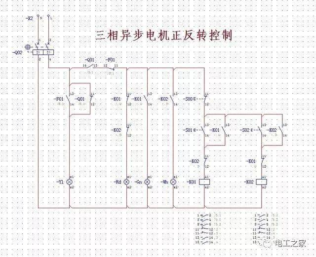 三相交流电机实用控制——正反转控制